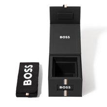 Load image into Gallery viewer, Hugo Boss Skytraveller Chronograph Black Dial Blue Leather Strap Watch for Men - 1514161