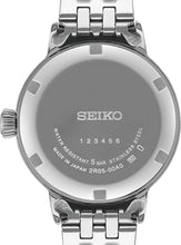 Load image into Gallery viewer, Seiko Presage Cocktail Time Automatic Skydiving Diamonds Blue Dial Silver Steel Strap Watch for Women - SRE007J1