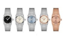 Load image into Gallery viewer, Tissot PRX Quartz Diamonds Black Dial Silver Steel Strap Watch for Women - T137.010.11.056.00