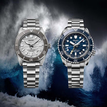 Load image into Gallery viewer, Seiko Prospex 1968 Heritage Divers GMT The Great Wave Limited Edition Blue Dial Silver Steel Strap Watch for Men - SPB509J1