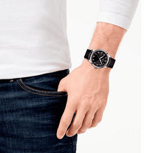 Load image into Gallery viewer, Tissot T-Sport Gent XL Black Dial Black Leather Strap Watch for Men - T116.410.16.057.00