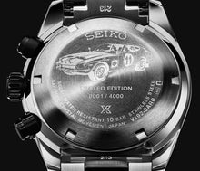 Load image into Gallery viewer, Seiko Prospex Speedtimer Solar Chronograph Datsun 240Z Collaboration Limited Edition Black Dial Two Tone Steel Strap Watch for Men - SSC957
