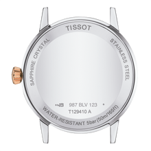 Load image into Gallery viewer, Tissot T Classic Dream Quartz White Dial Two Tone Steel Strap Watch for Men - T129.410.22.013.00