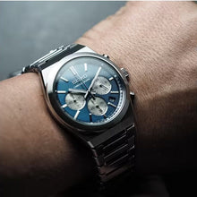 Load image into Gallery viewer, Seiko Conceptual Chronograph Blue Dial Silver Steel Strap Watch for Men- SSB453P1