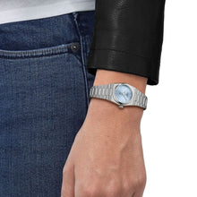 Load image into Gallery viewer, Tissot PRX Quartz Ice Blue Dial Silver Steel Strap Watch for Women - T137.010.11.351.00