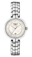 Load image into Gallery viewer, Tissot T-Lady Flamingo Diamonds Mother of Pearl Dial SIlver Steel Strap Watch for Women - T094.210.11.116.02