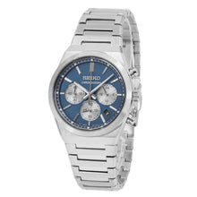 Load image into Gallery viewer, Seiko Conceptual Chronograph Blue Dial Silver Steel Strap Watch for Men- SSB453P1