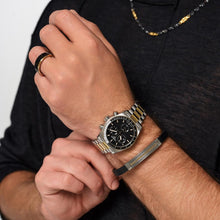 Load image into Gallery viewer, Tissot PR516 Chronograph Black Dial Two Tone Steel Strap Watch for Men - T149.417.22.051.00