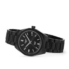 Load image into Gallery viewer, Tissot PRC 100 Solar Quartz Black Dial Black Steel Strap Watch for Men - T151.422.33.051.00