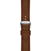 Load image into Gallery viewer, Tissot Chemin des Tourelles Automatic Powermatic 80 Blue Dial Brown Leather Strap Watch for Men - T139.407.16.041.00