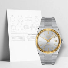 Load image into Gallery viewer, Tissot PRX Powermatic 80 Gold Automatic Silver Dial Silver Steel Strap Watch for Men - T931.407.41.031.01