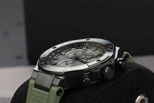 Load image into Gallery viewer, Tissot T Race Chronograph Black Dial Green Rubber Strap Watch for Men - T141.417.37.061.02