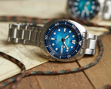 Load image into Gallery viewer, Seiko Prospex US Special Edition Automatic Blue Dial Silver Steel Strap Watch for Men - SRPH59