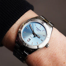 Load image into Gallery viewer, Tissot PR 100 Sport Chic Lady Blue Dial Silver Steel Strap Watch for Women - T101.910.11.351.00