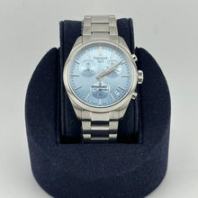 Load image into Gallery viewer, Tissot PR 100 Chronograph Light Blue Dial Silver Steel Strap Watch for Men - T150.417.11.351.00