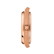 Load image into Gallery viewer, Tissot PRX Powermatic 80 Blue Dial Rose Gold Steel Strap Watch for Men - T137.407.33.041.00