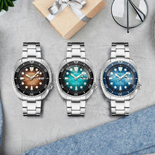 Load image into Gallery viewer, Seiko US Special Edition Automatic Green Dial Silver Steel Strap Watch for Men - SRPH57