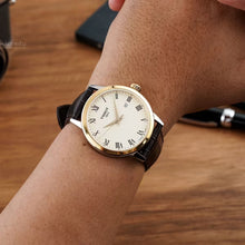 Load image into Gallery viewer, Tissot Classic Dream Ivory Dial Brown Leather Strap Watch for Men - T129.410.26.263.00