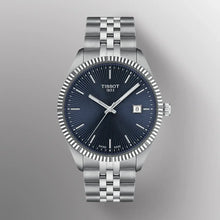 Load image into Gallery viewer, Tissot Ballade Quartz Blue Dial Silver Steel Strap Watch for Men - T156.410.11.041.00