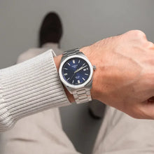 Load image into Gallery viewer, Tissot PRC 100 Solar Quartz Blue Dial Silver Steel Strap Watch for Men - T151.422.11.041.00