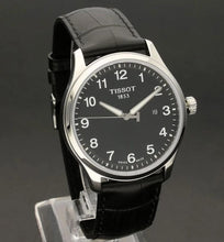 Load image into Gallery viewer, Tissot T-Sport Gent XL Black Dial Black Leather Strap Watch for Men - T116.410.16.057.00