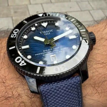 Load image into Gallery viewer, Tissot Seastar 2000 Professional Powermatic 80 Blue Dial Blue Nylon Strap Watch for Men - T120.607.37.041.00