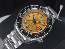 Load image into Gallery viewer, Seiko Prospex The Night of Siam Limited Edition Yellow Dial Silver Steel Strap Watch for Men - SPB487J1