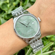 Load image into Gallery viewer, Tissot Le Locle Powermatic 80 Automatic Green Dial Silver Steel Strap Watch for Men - T006.407.11.093.00