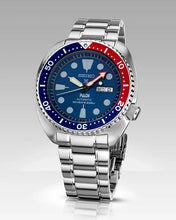 Load image into Gallery viewer, Seiko Prospex PADI Special Edition Automatic Blue Dial Silver Steel Strap Watch for Men - SRPE99