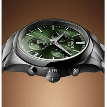 Load image into Gallery viewer, Tissot PR 100 Chronograph Green Dial Silver Steel Strap Watch for Men - T150.417.11.091.00