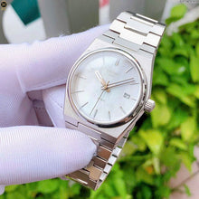 Load image into Gallery viewer, Tissot PRX Quartz Mother of Pearl Dial Silver Steel Strap Watch for Women- T137.210.11.111.00