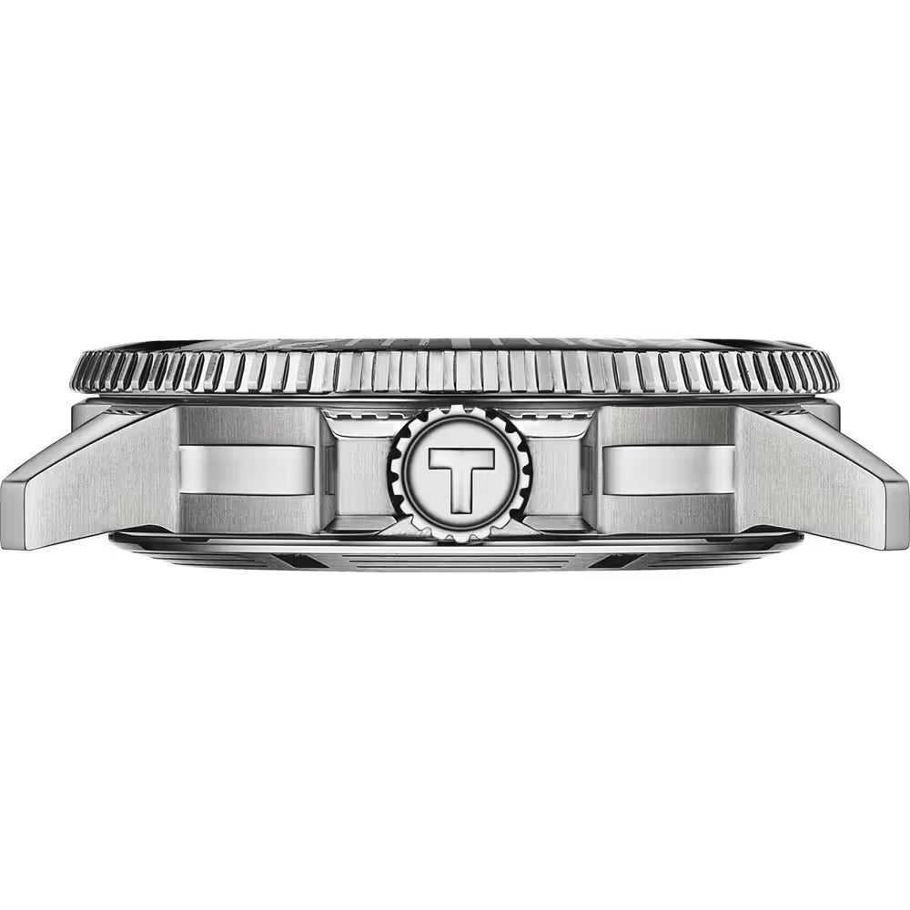 Tissot Seastar 1000 Powermatic 80 Blue Dial Silver Steel Strap Watch for Men - T120.407.11.041.03