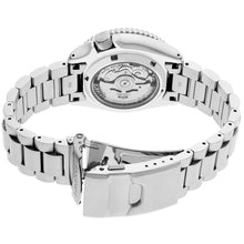 Load image into Gallery viewer, Seiko 5 Sports SKX Automatic Black Dial Silver Steel Strap Watch for Men - SRPL85K1