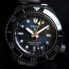 Load image into Gallery viewer, Seiko Prospex Diver Scuba Automatic Blue Dial Silver Steel Strap Watch for Men - SBEJ021
