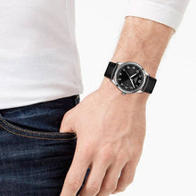 Load image into Gallery viewer, Tissot T-Sport Gent XL Black Dial Black Leather Strap Watch for Men - T116.410.16.057.00