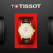 Load image into Gallery viewer, Tissot Classic Dream Ivory Dial Brown Leather Strap Watch for Men - T129.410.36.261.00