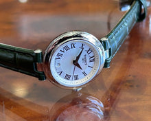 Load image into Gallery viewer, Tissot Bellissima Small Lady Mother of Pearl Dial Green Leather Strap Watch for Women - T126.010.16.113.02
