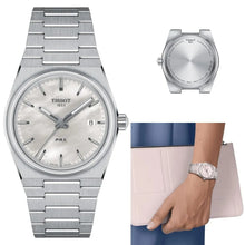 Load image into Gallery viewer, Tissot PRX Quartz Mother of Pearl Dial Silver Steel Strap Watch for Women- T137.210.11.111.00