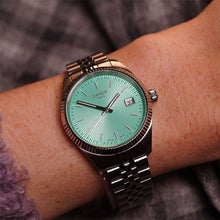 Load image into Gallery viewer, Tissot Ballade Quartz Green Dial Silver Steel Strap Watch for Women - T156.210.11.091.00