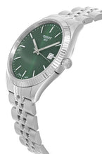 Load image into Gallery viewer, Tissot Ballade Quartz Green Dial Silver Steel Strap Watch for Men - T156.410.11.091.00