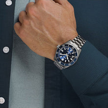 Load image into Gallery viewer, Seiko Prospex 1965 Heritage Diver’s Automatic Blue Dial Silver Steel Strap Watch for Men - SPB451J1