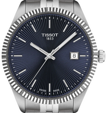 Load image into Gallery viewer, Tissot Ballade Quartz Blue Dial Silver Steel Strap Watch for Men - T156.410.11.041.00