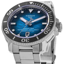 Load image into Gallery viewer, Tissot Seastar 2000 Professional Powermatic 80 Blue Dial Silver Steel Strap Watch for Men - T120.607.11.041.01