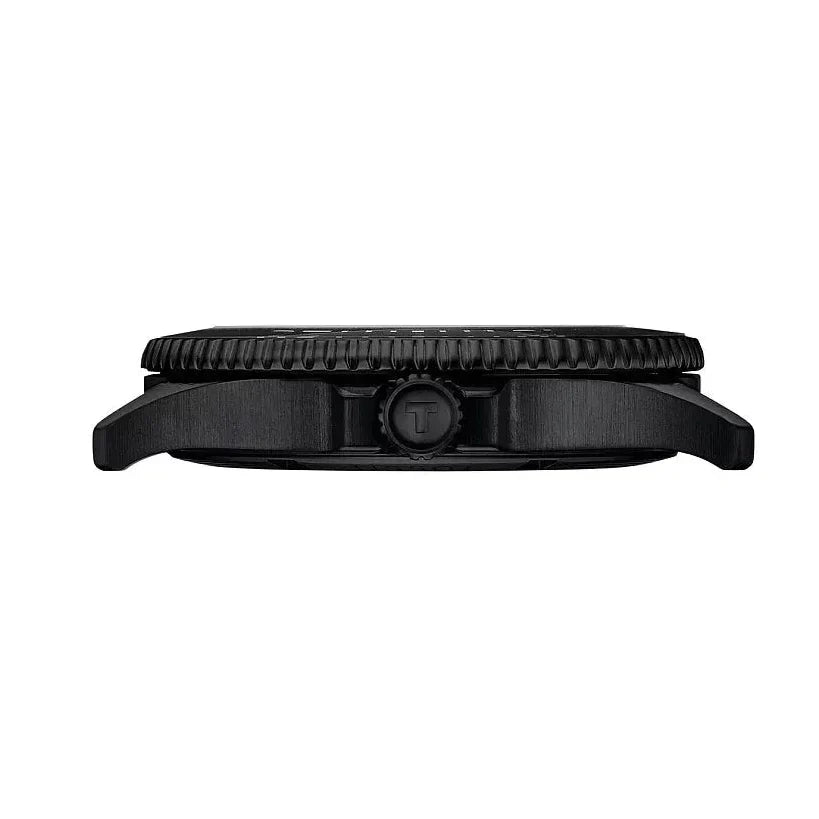 Tissot Seastar 1000 Quartz Black Dial Black Steel Strap Watch for Men - T120.410.33.051.00