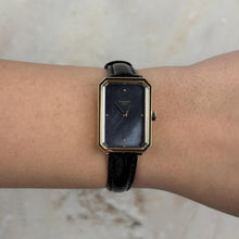 Load image into Gallery viewer, Tissot SRV Black Mother of Pearl Dial Black Leather Strap Watch for Women - T160.110.36.126.00
