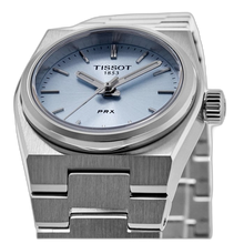 Load image into Gallery viewer, Tissot PRX Quartz Ice Blue Dial Silver Steel Strap Watch for Women - T137.010.11.351.00