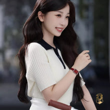 Load image into Gallery viewer, Tissot SRV Red Dial Red Leather Strap Watch for Women - T160.110.16.423.00