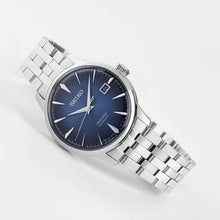 Load image into Gallery viewer, Seiko Presage Cocktail Time Automatic Blue Dial Silver Steel Strap Watch for Men - SRPB41J1