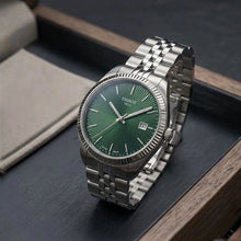 Load image into Gallery viewer, Tissot Ballade Quartz Green Dial Silver Steel Strap Watch for Men - T156.410.11.091.00