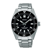 Load image into Gallery viewer, Seiko Prospex 1965 Heritage Divers Automatic Black Dial Silver Steel Strap Watch for Men - SPB453J1